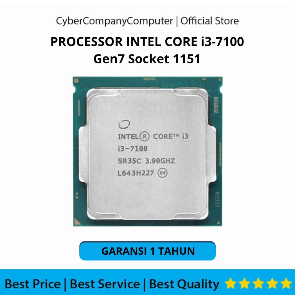 Processor Intel Core i3-7100 Gen7 LGA 1151 3.90GHz - Processor Intel Core i3-7100 Gen7 Socket 1151 G