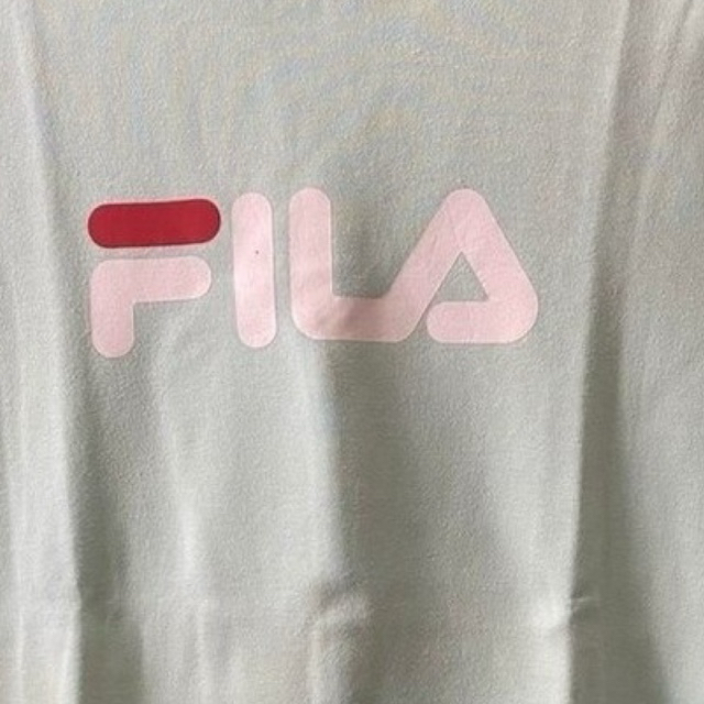 (65x48cm tanpa ditarik) CN crewneck sweater Fila warna hijau sage