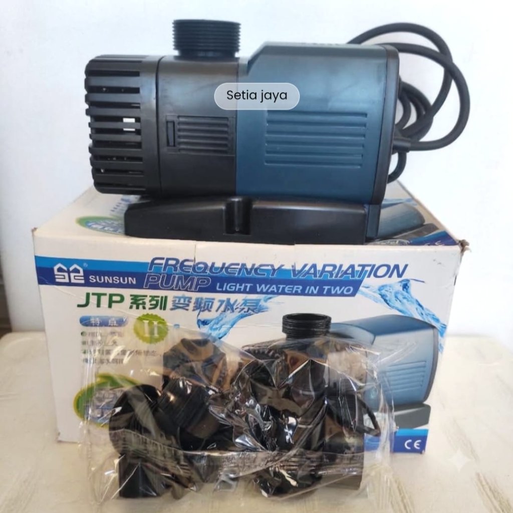 JTP-9000 Pompa air sunsun jtp series - pompa kolam celup JTP 9000 frekuensi variasi pompa air water 