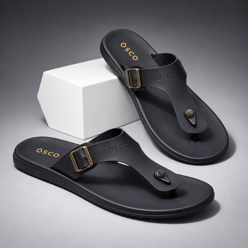 Sandal Kulit Pria Model Jepit Braven Sendal Pria Dewasa Bahan Kulit Sapi Asli By Osco