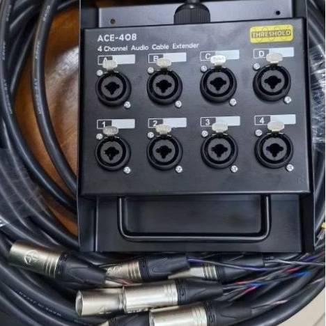 Snake Kabel 8 Channel 30m Chasis Combo | Snake Cable 8 Channel 30m Full Input Chasis Combo