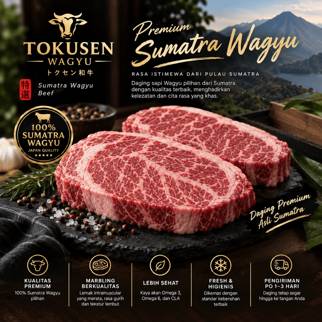 Daging Beef Steak Wagyu By Tokusen