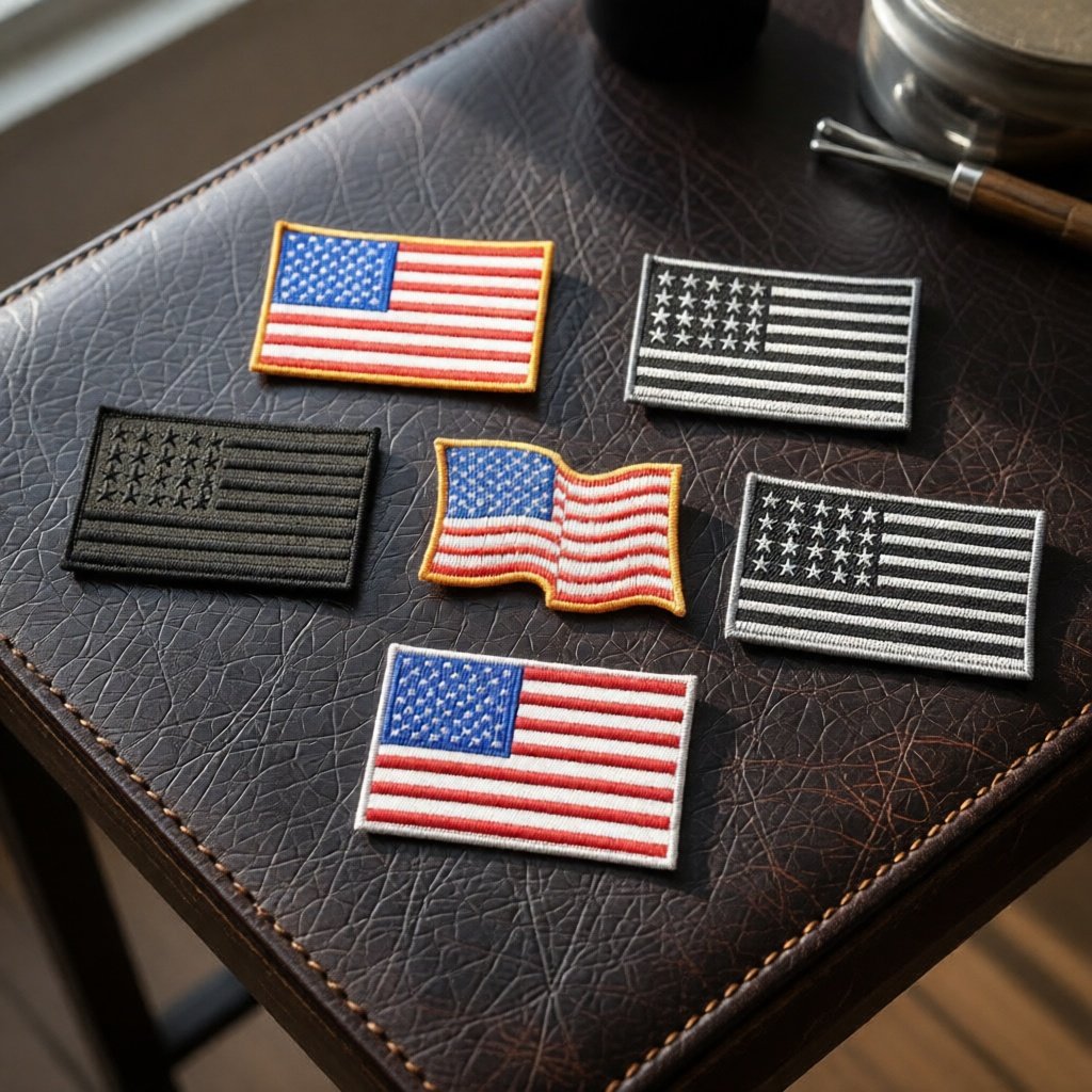 PATCH BENDERA AMERIKA BORDIR FLAG US