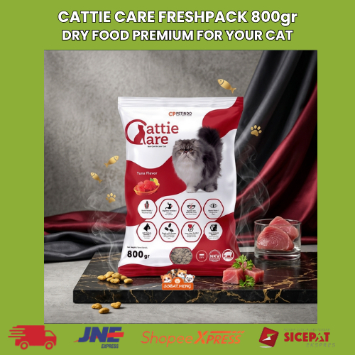 CATTIE CARE 800g | MAKANAN KUCING CATTIE CARE | CATTIE CARE CAT FOOD