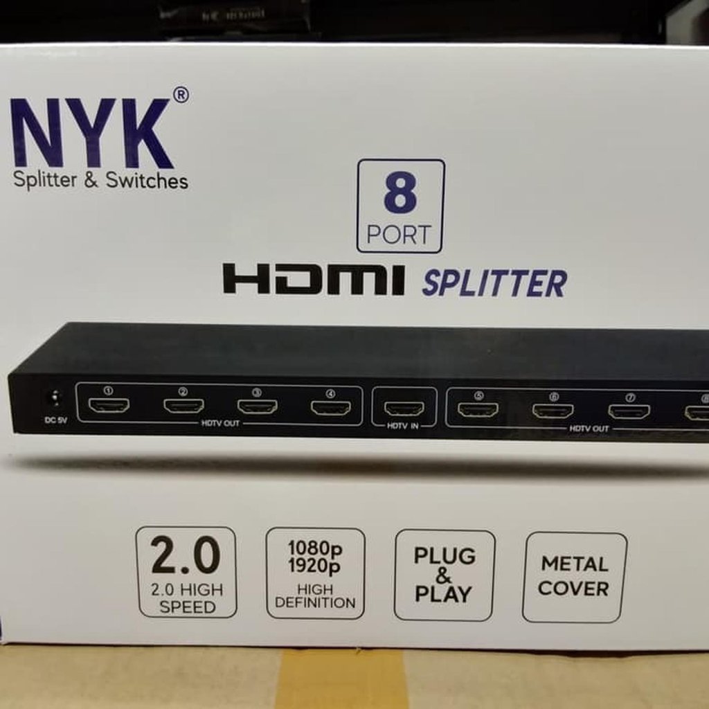 HDMI Splitter 8Port / Splitter Hdmi 8port Nyk