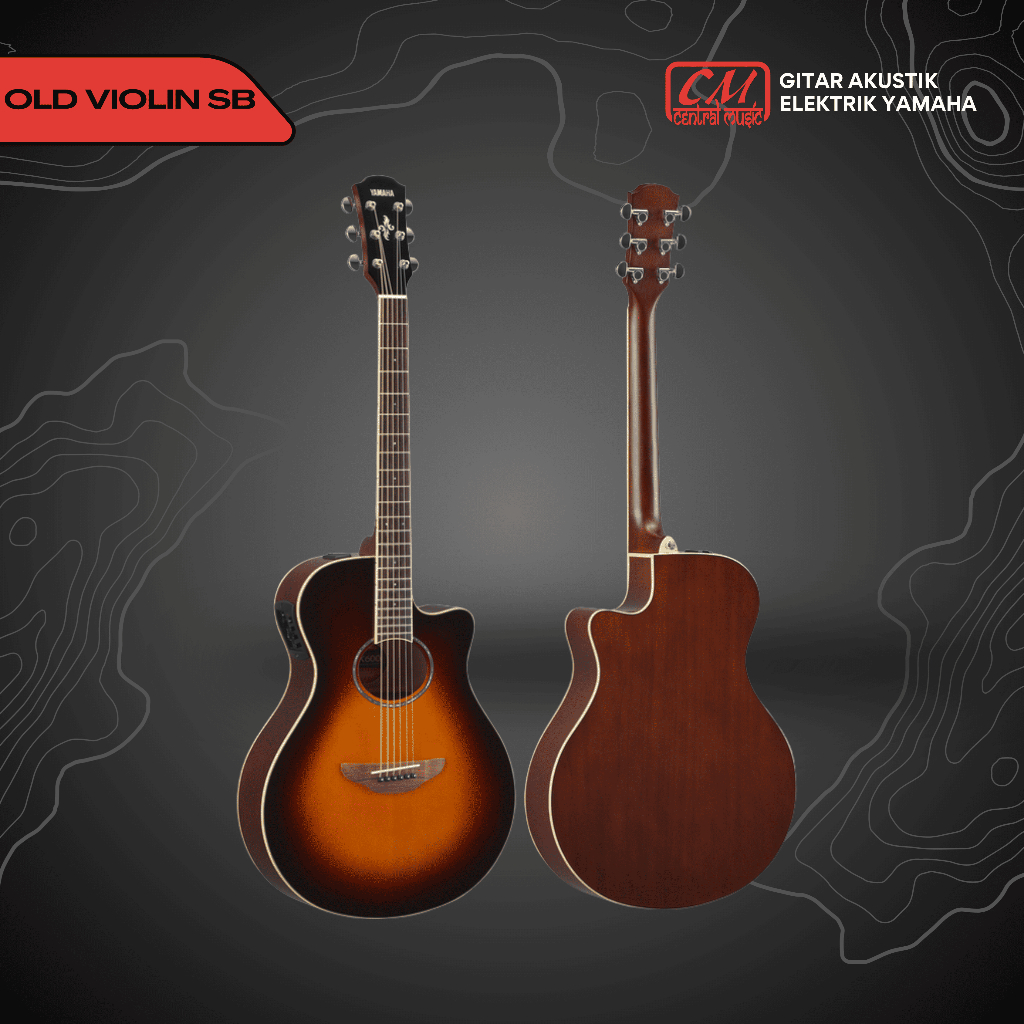 GITAR YAMAHA APX 600 OLD VIOLIN SB