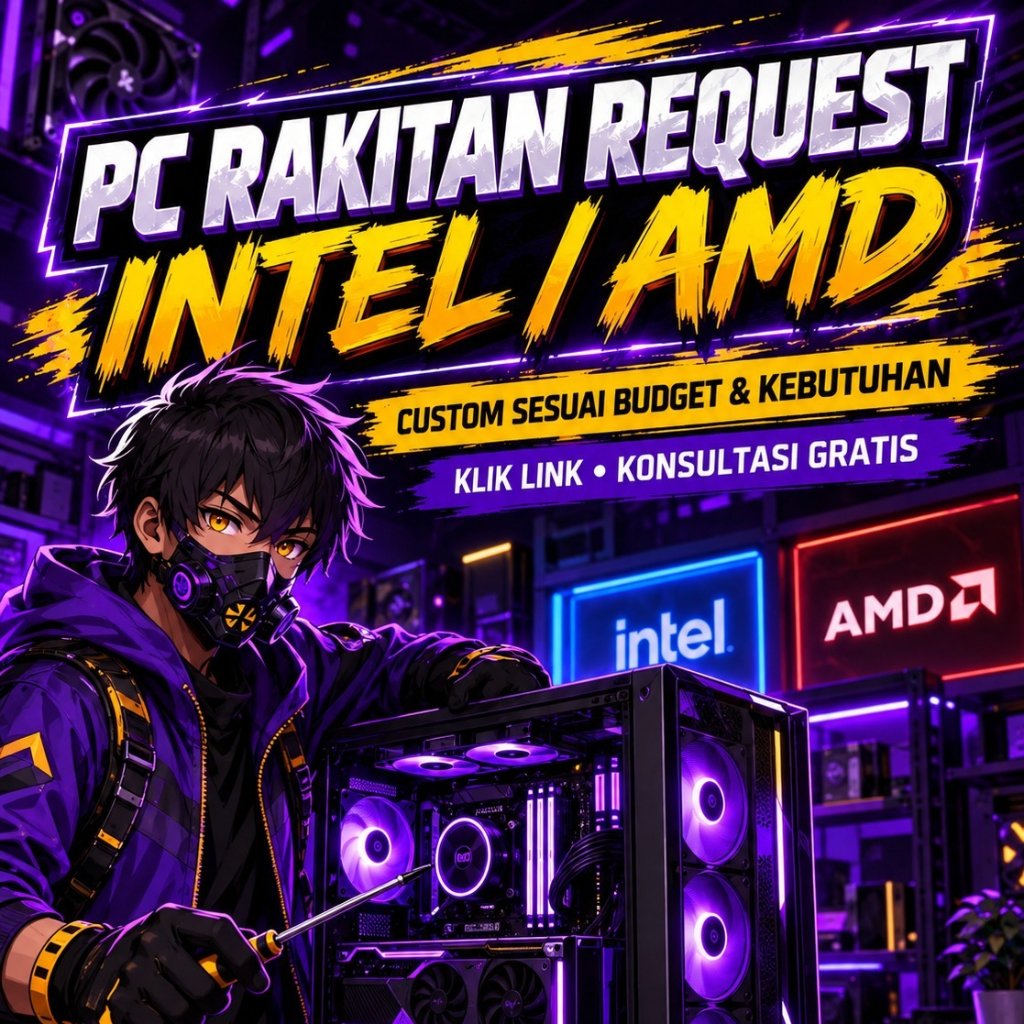 PC RAKITAN INTEL DAN AMD REQUEST