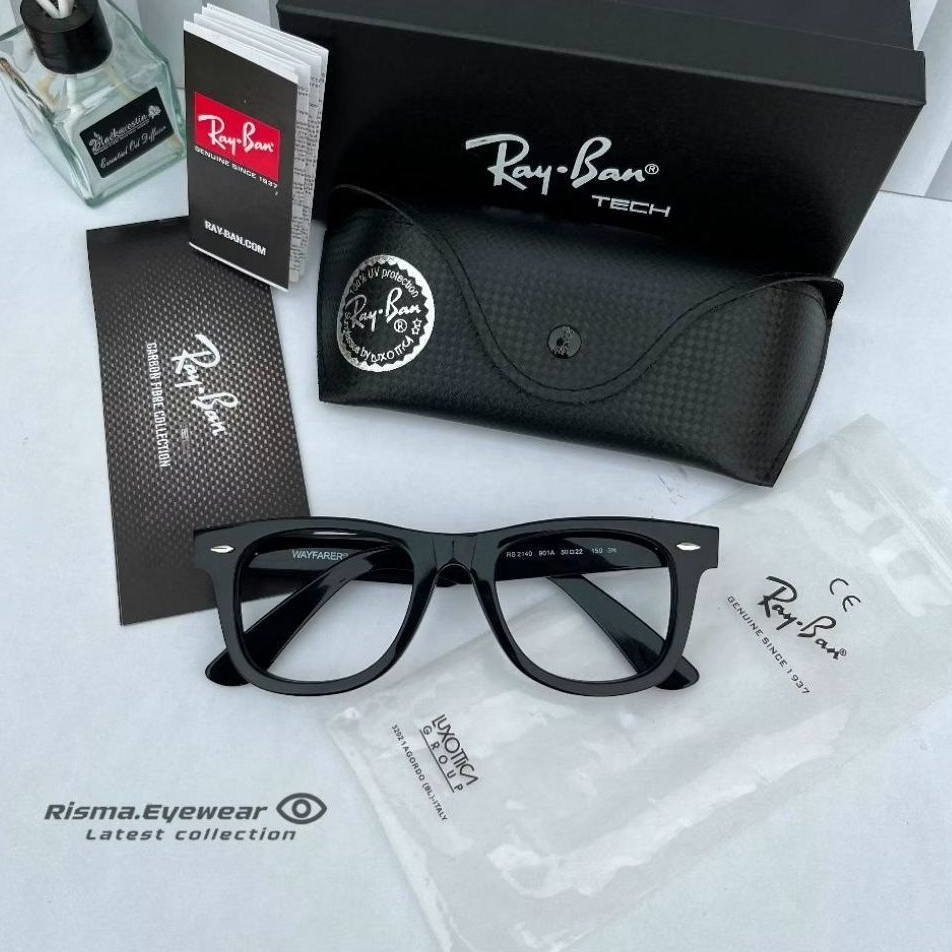 Frame kacamata Ray-Ban Wayfarer Original Second Ex Display Fullset