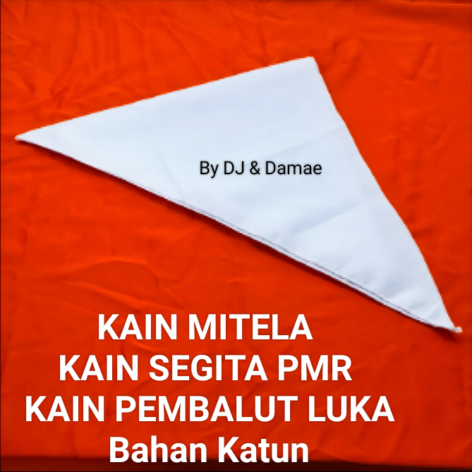 Kain Mitela PMR / Kain Mitela Segitiga PMR Bahan Katun Grosir 20 pcs