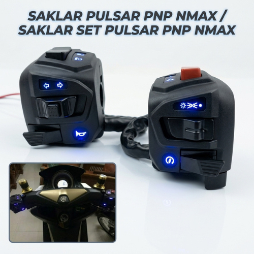 Saklar Pulsar PNP NMAX Set Kanan Kiri Saklar Pulsar NMAX Old Plug and Play Switch Motor Variasi