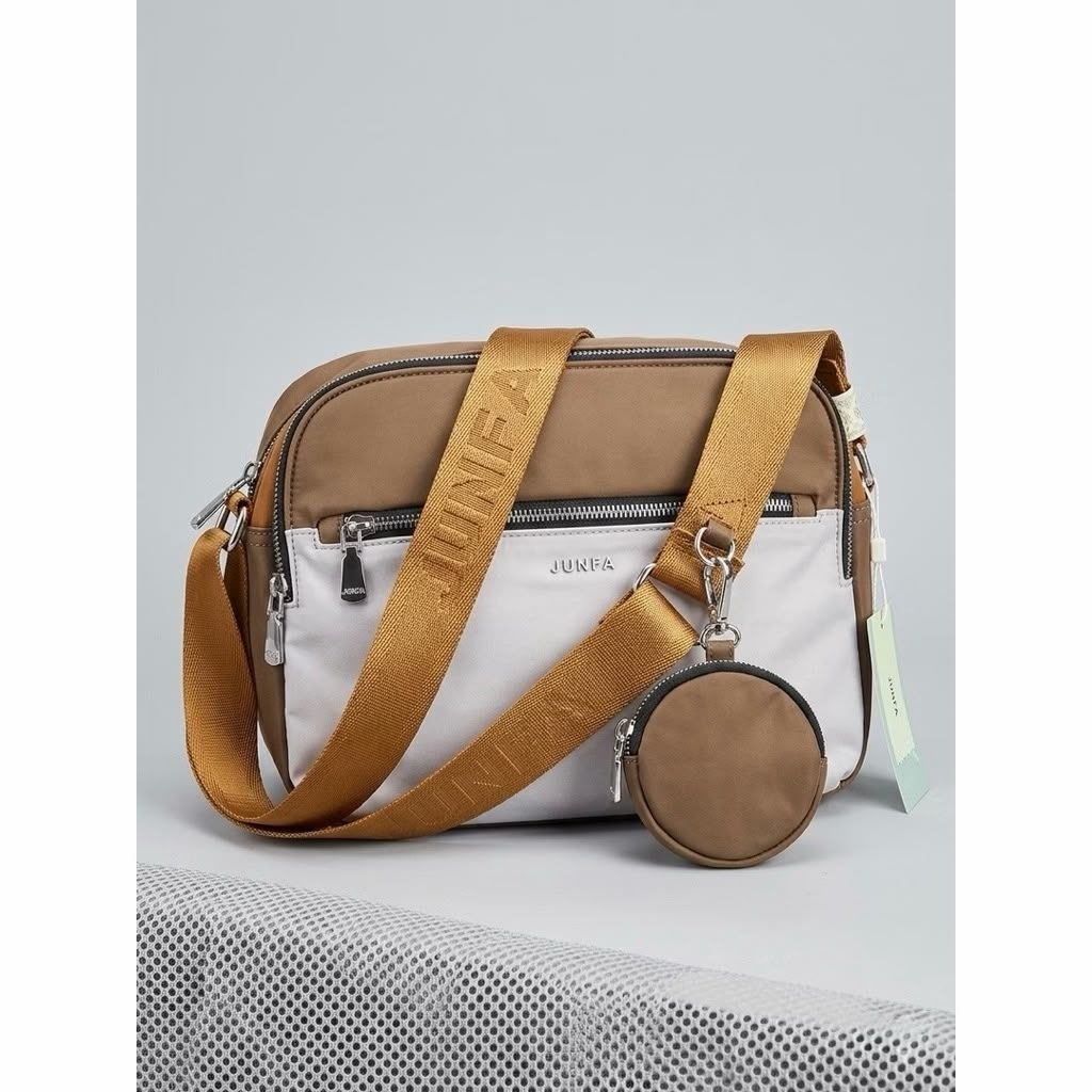 ORIGINAL TAS SELEMPANG JUNFA 2653 566 COFFEE