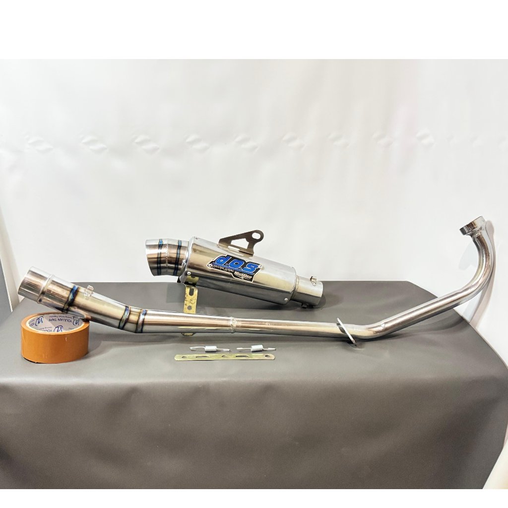 Knalpot DOS MX Old New Inlet 48 Suara Bass - Knalpot Jupiter MX Suara Bass
