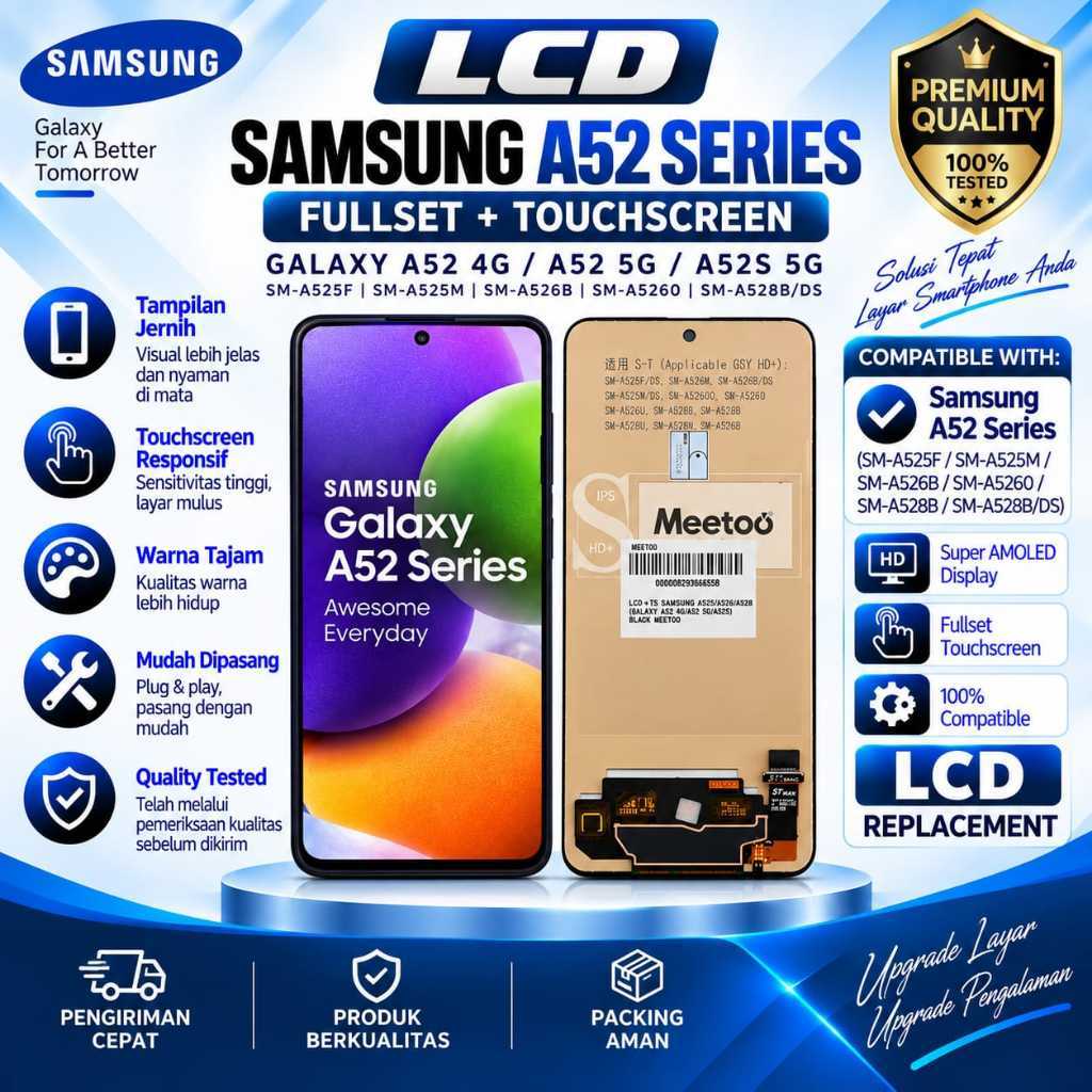 LCD SAMSUNG A52 SERIES – FULLSET + TOUCHSCREEN