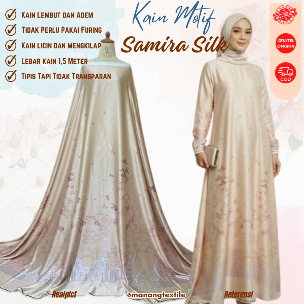 SAMIRA SILK | KAIN MOTIF | BRIDESMAID | DRESS