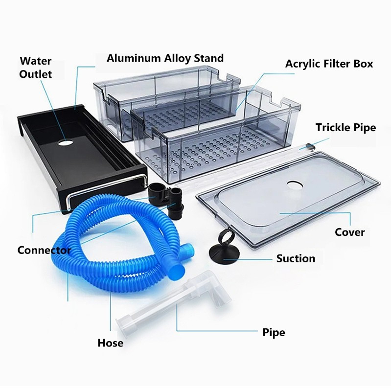 SOBO FA 90 - BOX TOP FILTER 80-100CM TRICKLE AQUARIUM ATAS 2 SUSUN F90