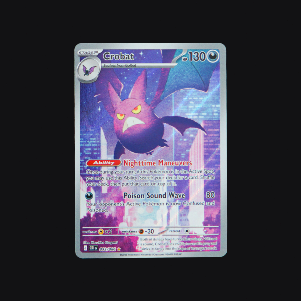Crobat Illustration Rare Chaos Rising 093/086