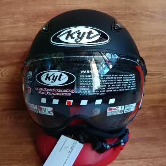 HELM KYT ELSICO BLACK DOFF