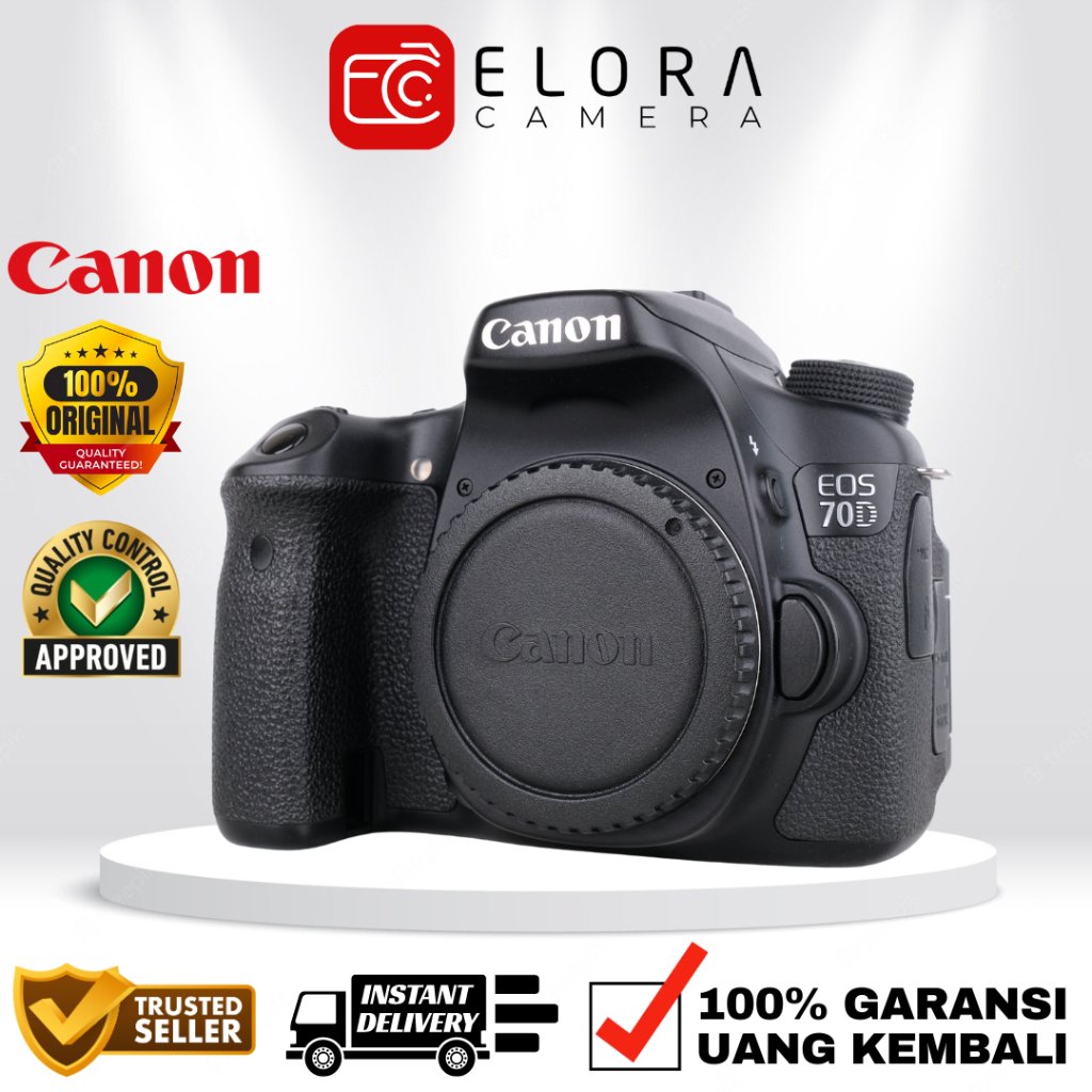 Canon EOS 70D Kit 18-55mm / Kamera DSLR Canon EOS 70D Body Only / Canon 70D 70 D Kit BO