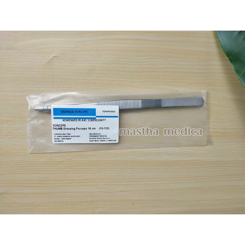 PINSET Anatomis 16cm MARWA / Anatomi / Dressing Forceps Marwa segel