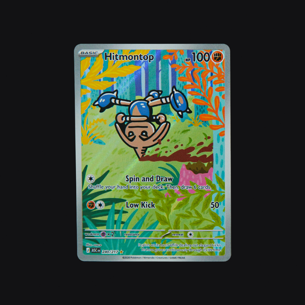 Hitmontop Illustration Rare Ascended Heroes 240/217