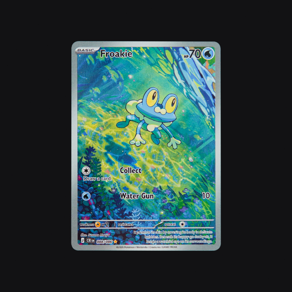 Froakie Illustration Rare Chaos Rising 088/086