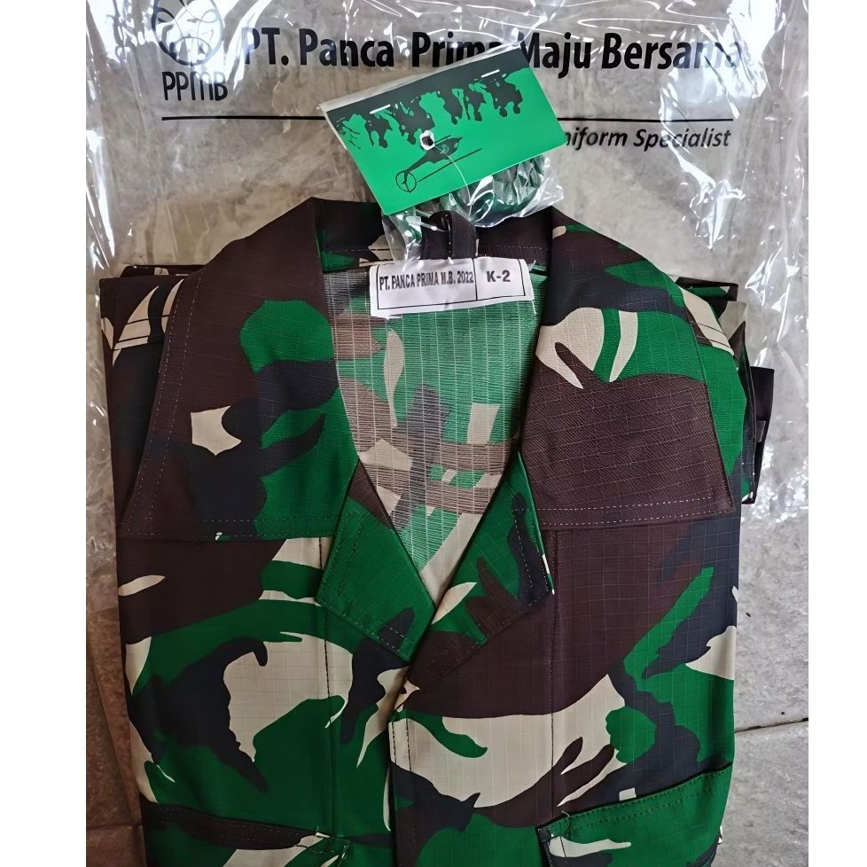 baju PDL TNI AD jatah PT Panca prima Maju Bersama (PPMB)/Baju PDL jatah sritek/Baju PDL Jatah PT Arn