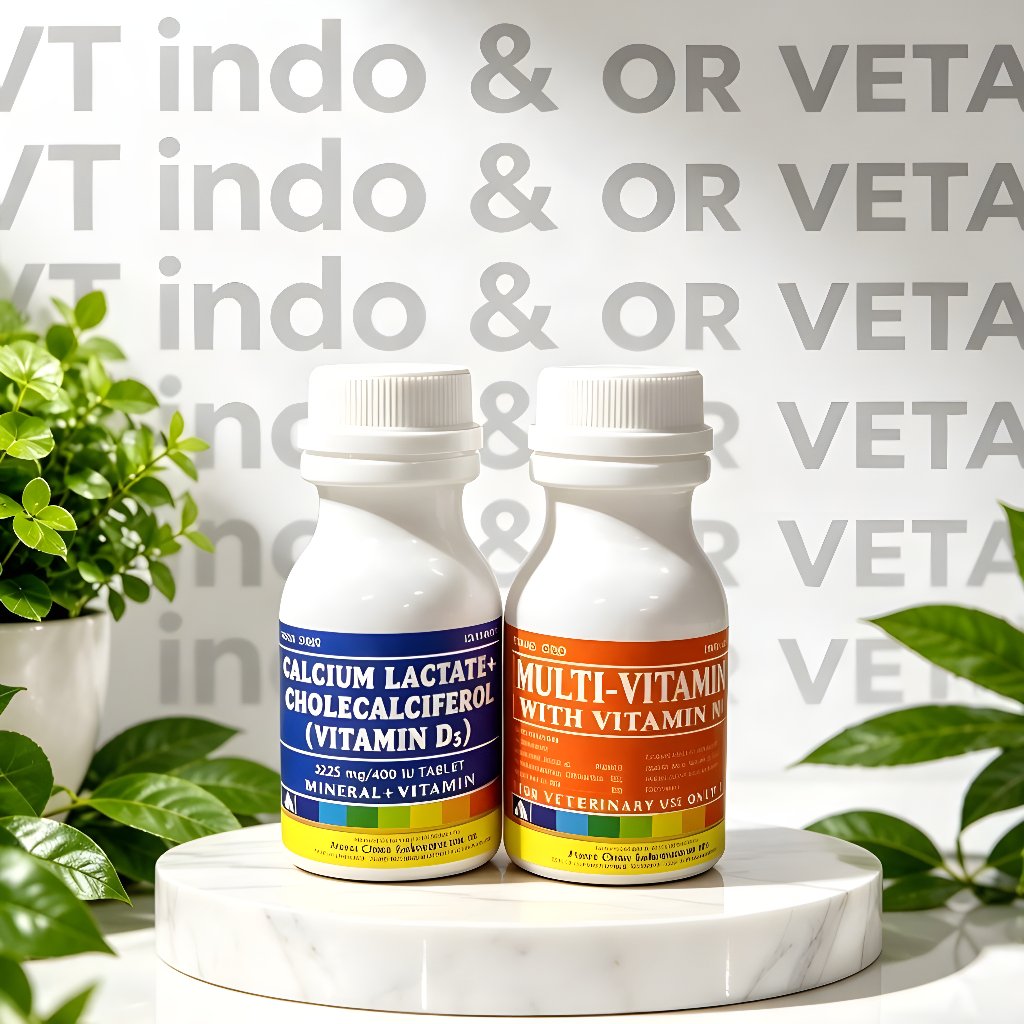 MULTIVITAMIN AYAM & CALCIUM LACTATE OTOT STAMINA AYAM IMPORT KALSIUM