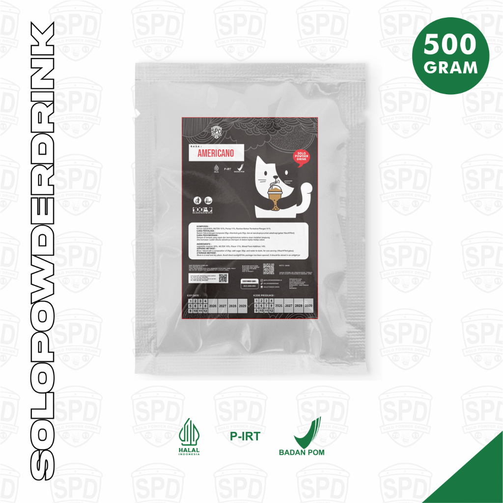 Bubuk Minuman Rasa Americano - Kopi Americano Powder