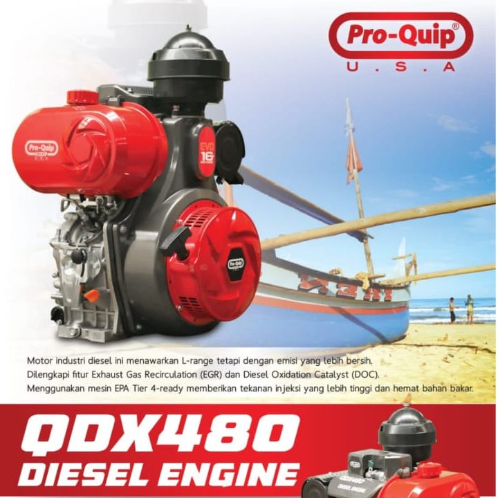 Mesin Engine Diesel Solar Proquip QDX 480 Proquip
