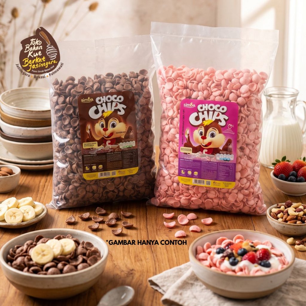 CHOCO CHIPS / CHOCO CRUNCH / CHOCO CRUNCH SIMBA KEMASAN 1kg