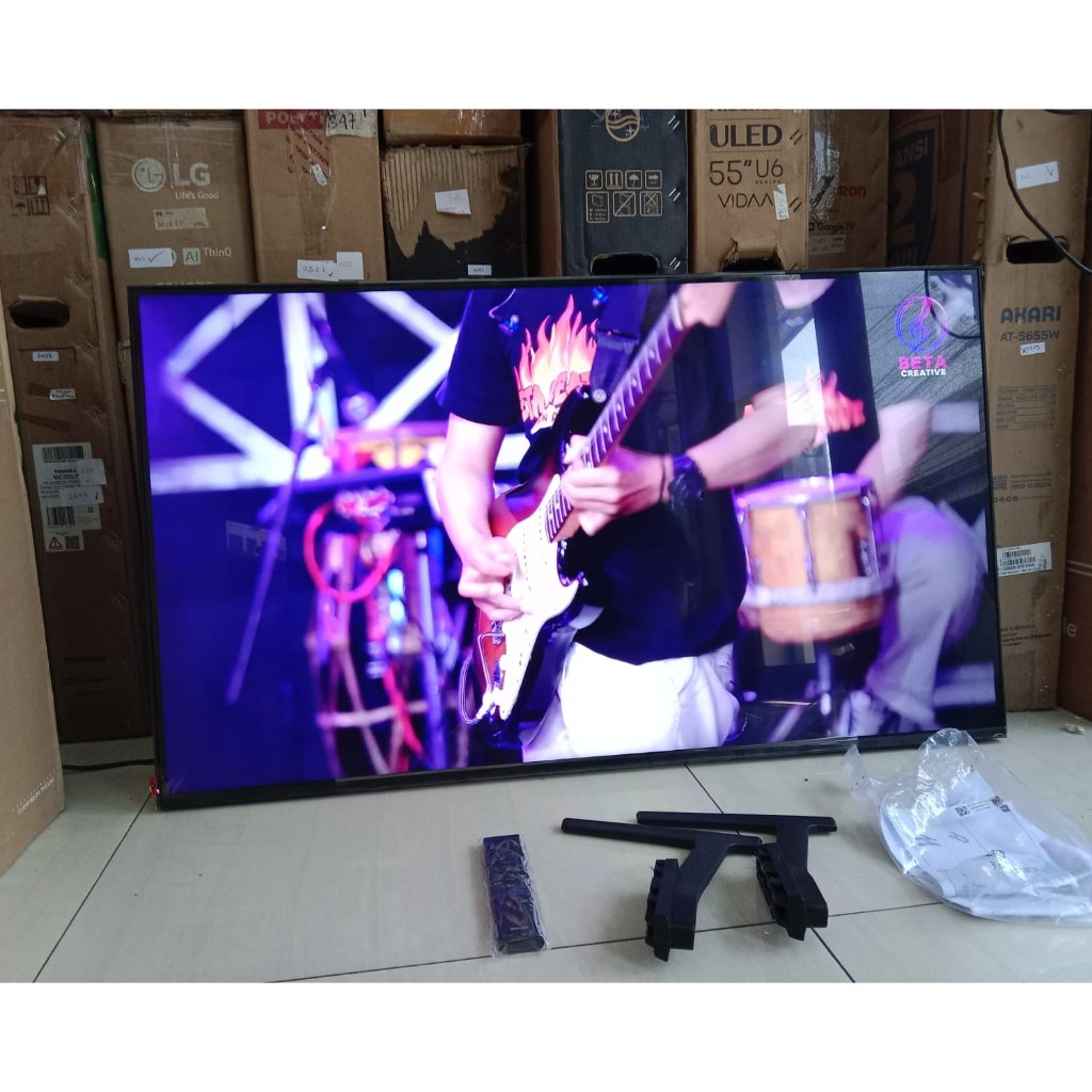 TV LED SMART 43INC SAMSUNG SUDAH BISA YOUTUBE WIFI DLL. KONDISI BEKAS MASI SEGEL, 284J6A