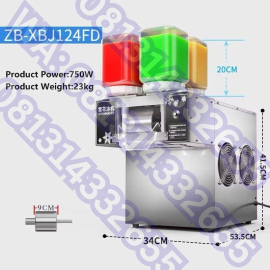 Snow Ice Maker Pembuat Es Salju Tombol Kontrol/ Mesin Snow Maker / Mesin ice cream / Mesin ice salju