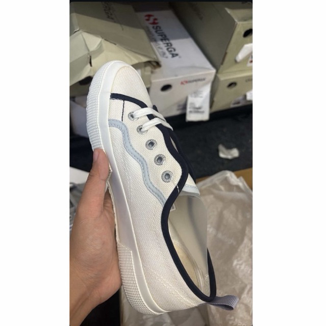 sepatu kanvas superga original putih new