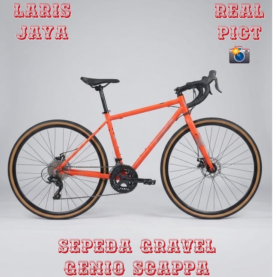 Sepeda Gravel Bike Genio Scappa S2 700c Terbaru