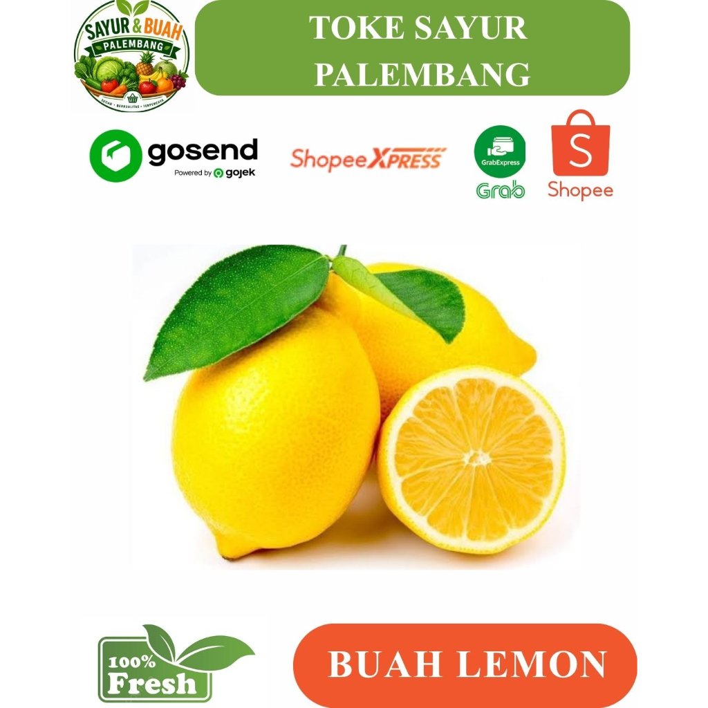 Buah Lemon Segar Sayur & Buah Palembang - Toke Sayur Palembang