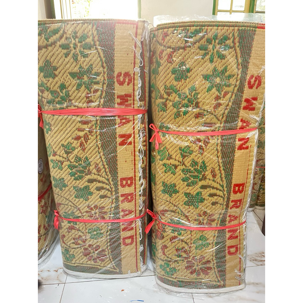 Tikar plastik Swan Brand Jumbo ukuran 2x3.5, Kualitas Bagus, Tikar lentur 100% Original