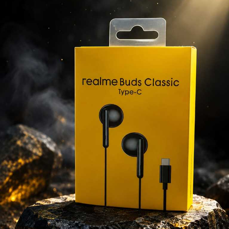 REALME BUDS CLASSIC ORIGINAL - EARPHONE BY REALME TYPE-C