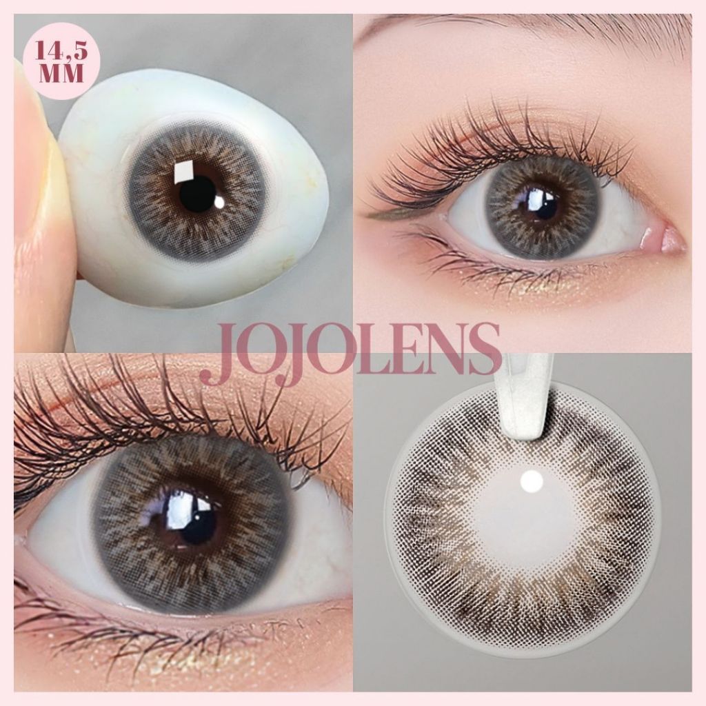 J63 SOFTLENS ABU-ABU 14,5 MM MOTIF NATURAL TANPA RING / SOFTLENS GREY NATURAL / SOFTLENS DAILY / SOF