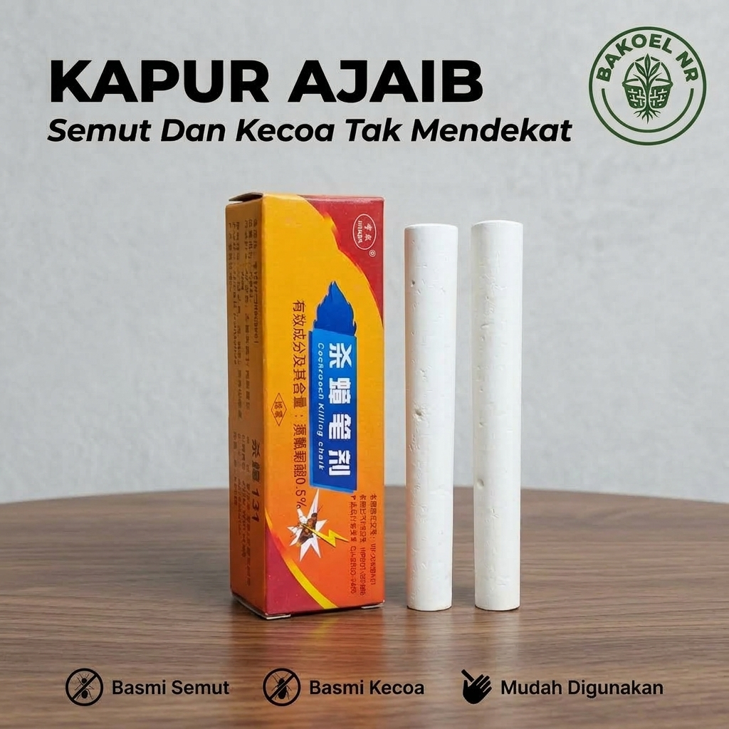 KAPUR SEMUT/ KAPUR AJAIB UNTUK KECOA DAN SEMUT MATI ASLI IMPORT