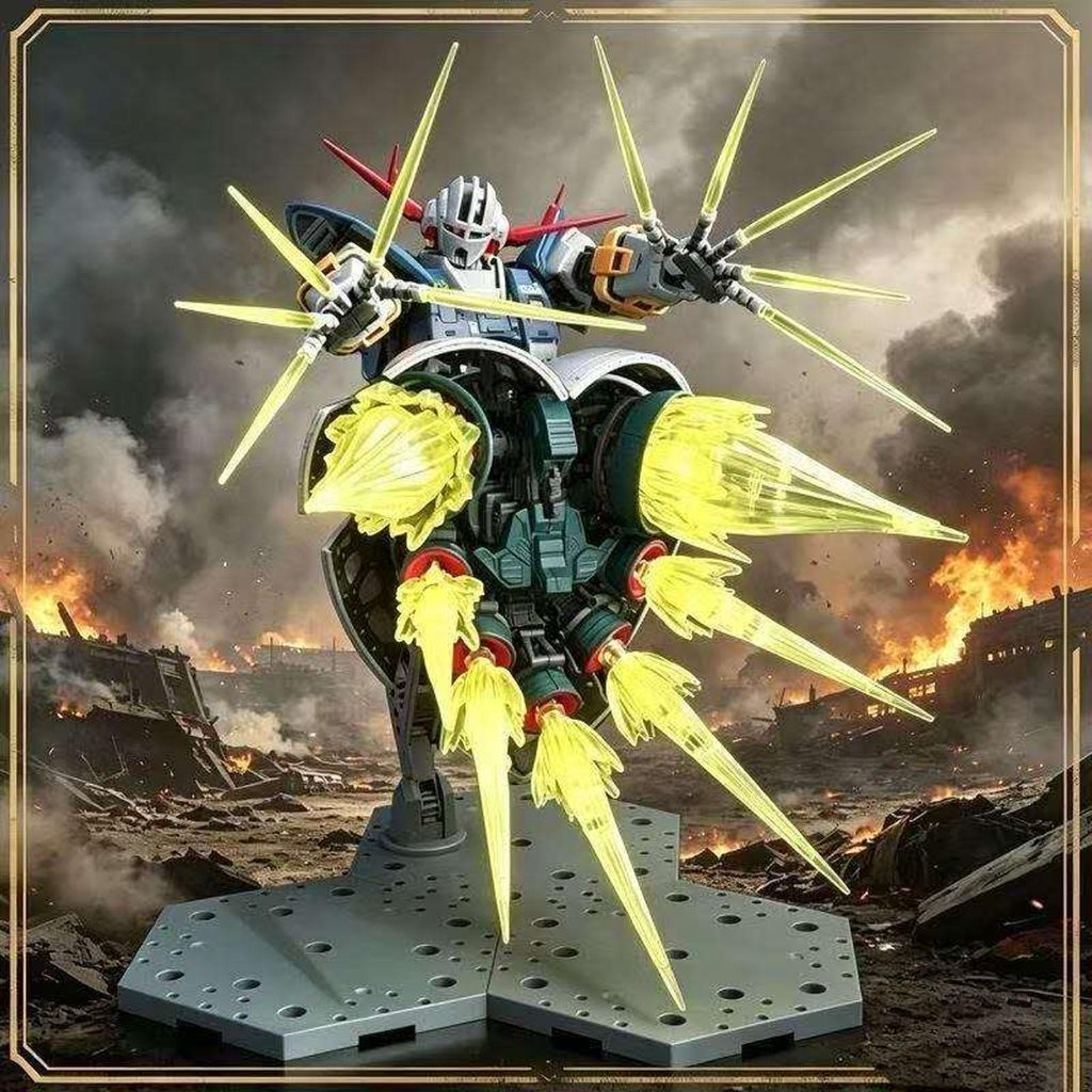 Plamo Plastik GaoGao RG34 RG 1/144 Zeong+ Effect Last Shooting Model Kit