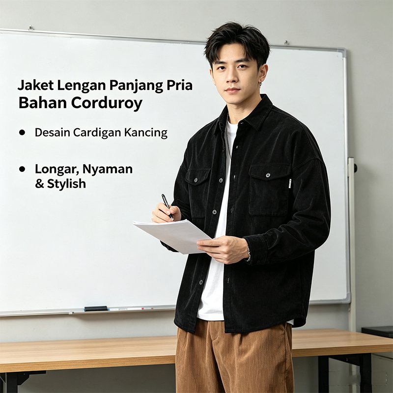 jaket corduroy pria jumbo,work jaket corduroy ,outer pria casual,jaket corduroy lengan panjang,jaket