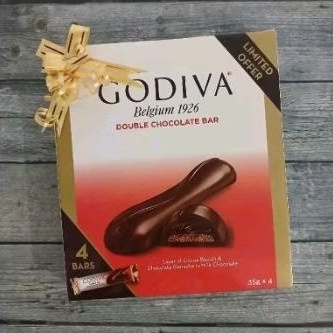 Godiva Double Dark Chocolate Coklat Hitam Cadburry Ferrero Singapore