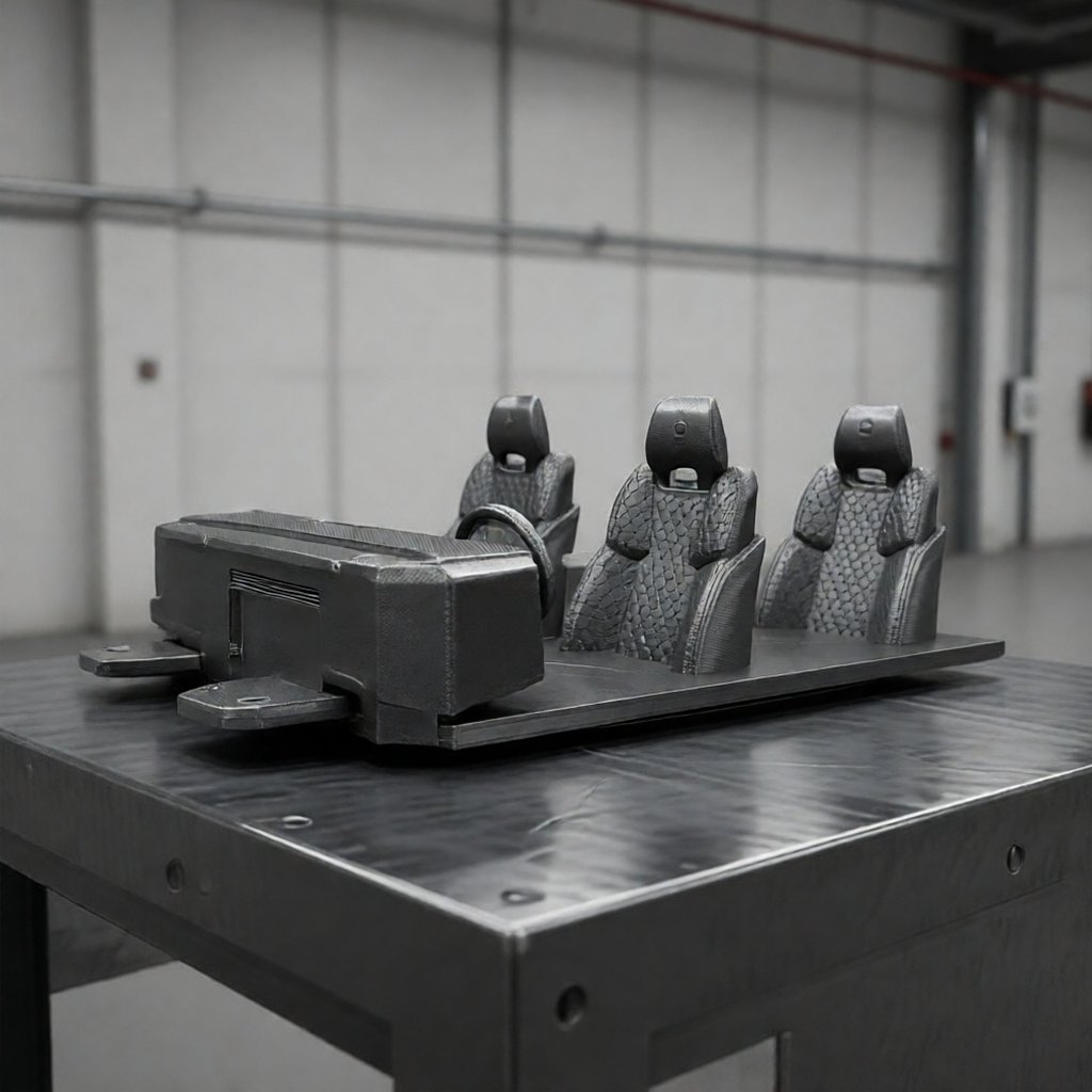 Cuero Interior Dalam Mainan RC 1/18 Traxxas TRX-4M TRX4M Bronco Aksesoris Interior 3D Print