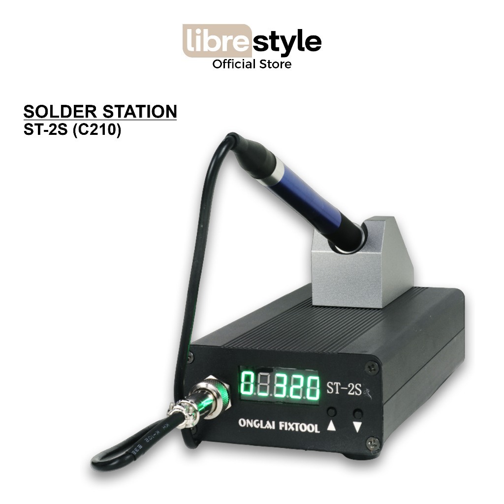 ONGLAI FIXTOOL ST-2S C210 Solder Station Gagang Biru Aluminium Tanpa Mata Original