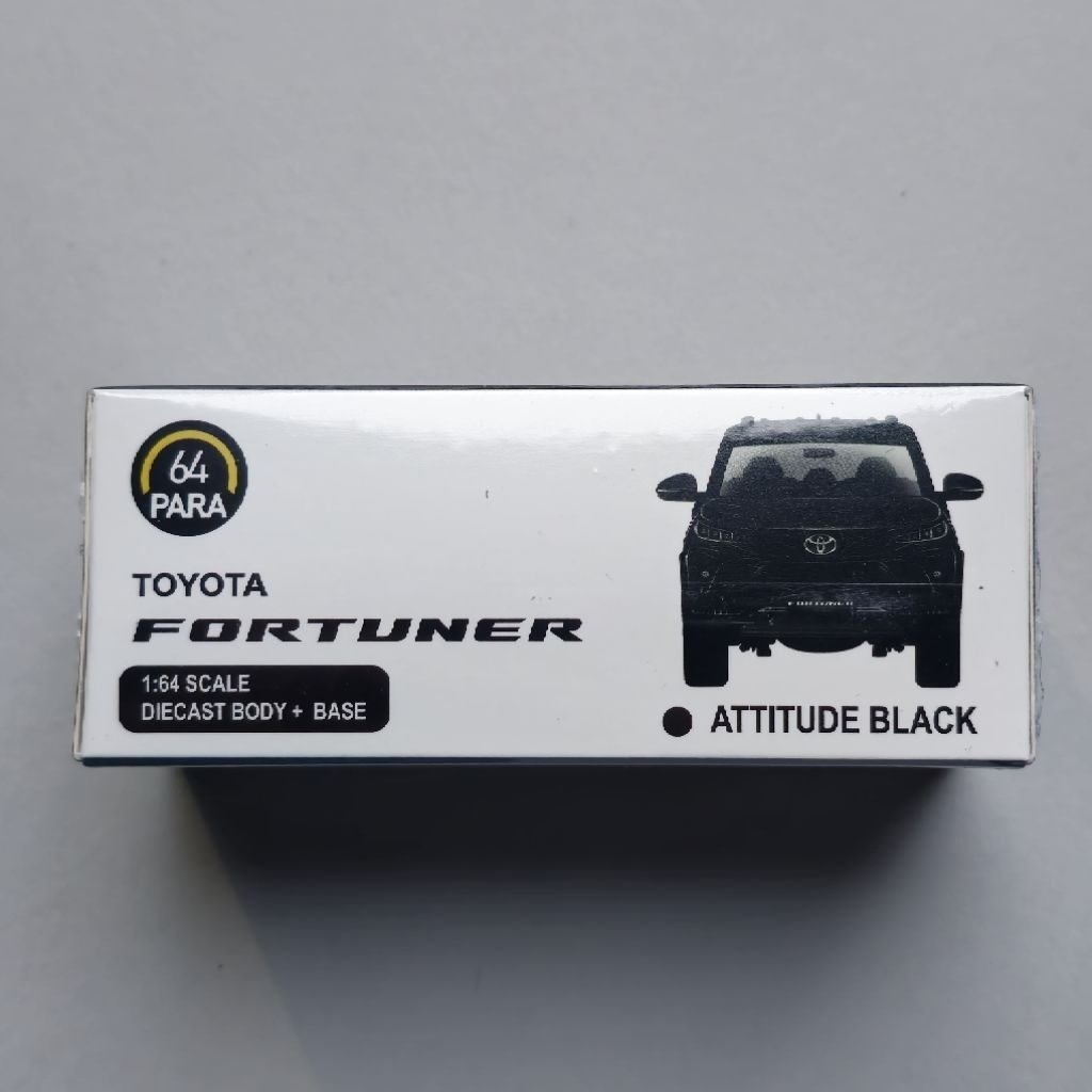 PARA64 Toyota Fortuner Attitude Black 1/64 Diecast