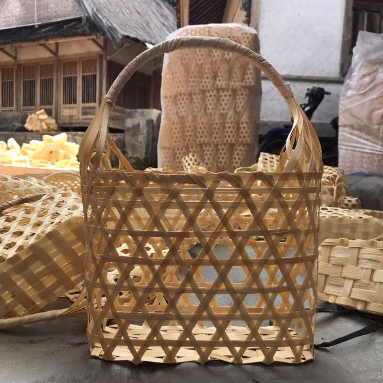tas anyaman bambu tas hampers tas keranjang parcel buah & snack