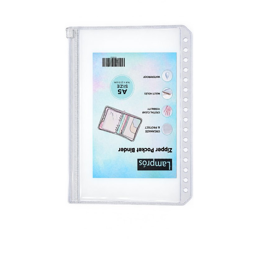 Zipper pocket binder A5