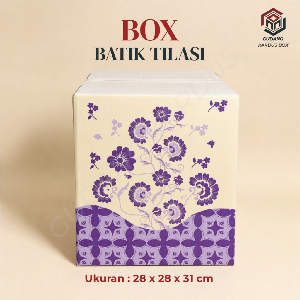 KARDUS PARCEL – BOX HAMPERS BESAR / BINGKISAN LEBARAN/BATIK/IDUL FITRI
