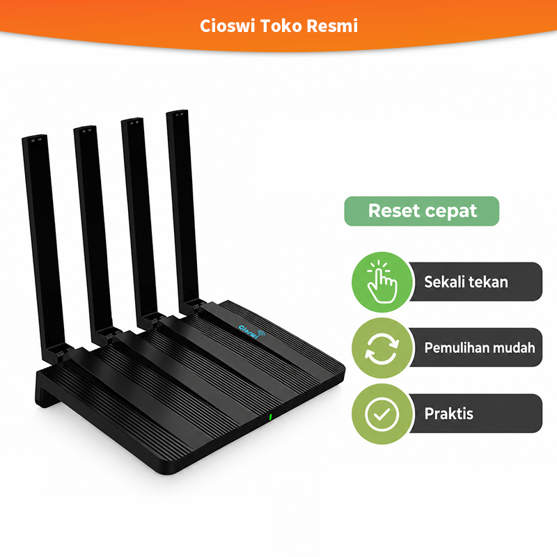 Cioswi  500MBps Wireless Router Modem 4G Kartu SIM
