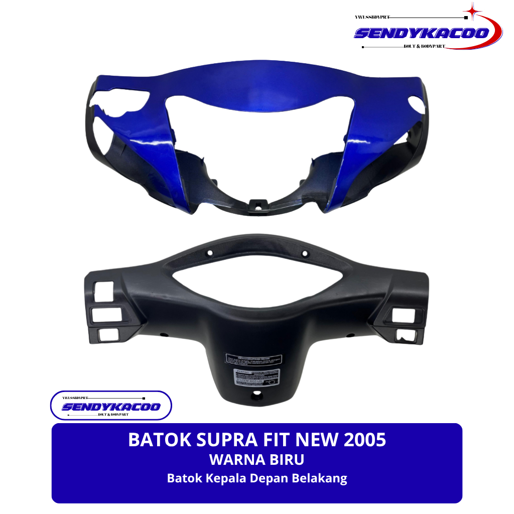 Batok Supra fit new Biru 2006 Batok depan Supra fit new warna Biru Mika KM fit new